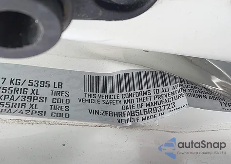 2020 Ram Promaster City Tradesman from USA, damaged, VIN ZFBHRFAB5L6R93723
